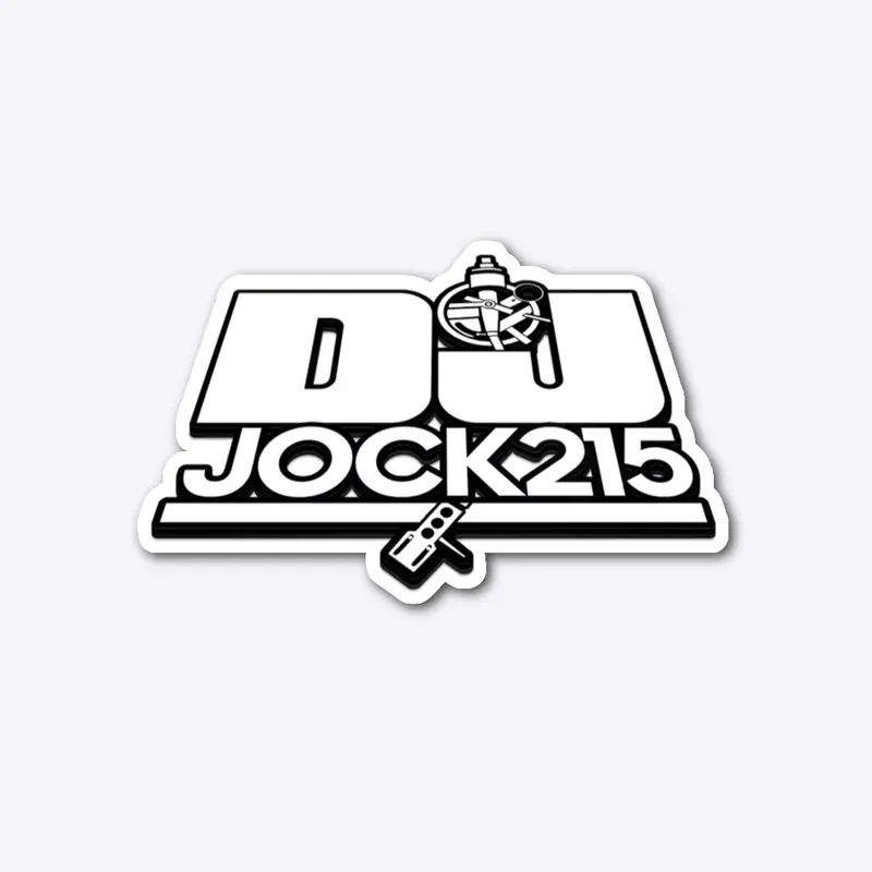 Dj Jock Logo Sticker