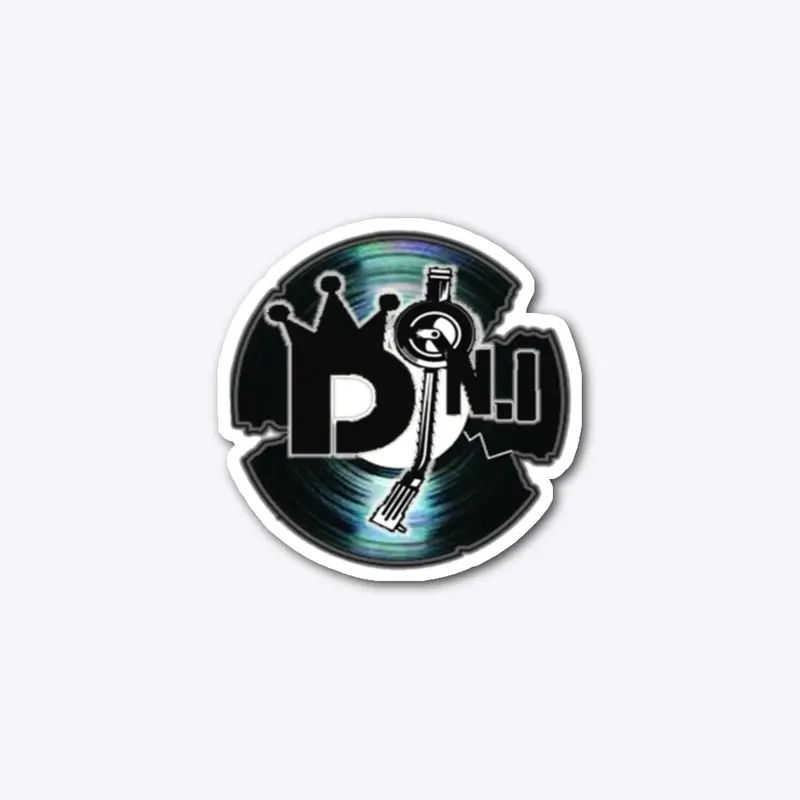 Dj N.i. Logo Sticker